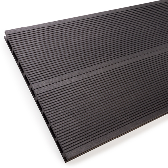 WPC Decking Boards - Black - 3.6m - Decksafe