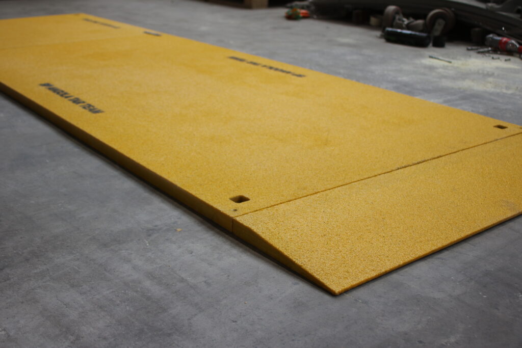 Yellow bespoke GRP surfaces