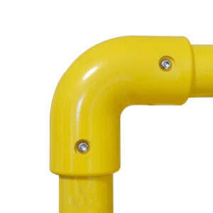 yellow 90 degree elbow connector