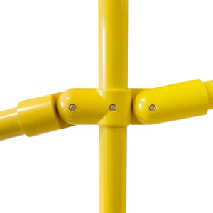 Universal 4 way connector in yellow