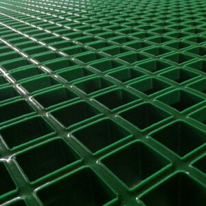 Close up of green Concave Grating