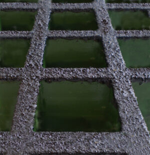 Close up of Conductive Grating in grey