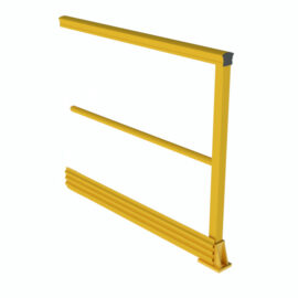 1.2m yellow add-on F handrail section