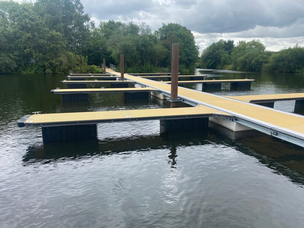 Marina Decking at Colwick Marina